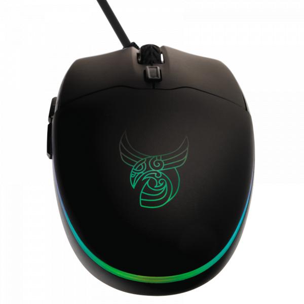 L33T Gaming L33T Gaming 160398 Hofud Wired RGB Gaming Maus, 6 Tasten, 3200DPI, USB