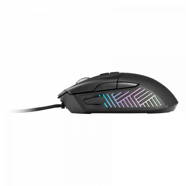 L33T Gaming L33T Gaming 160383 Gungnir Gaming Maus. 8 Knöpfe, 16.000dpi, ergonomisch, RGB