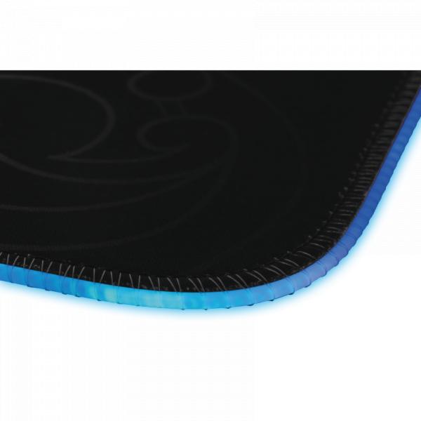 L33T Gaming L33T Gaming 160405 Karlvagn RGB Gaming Mousepad, mittelgroße, schnelle Oberfläche. 355 x 255 x 3 mm, schwarz