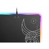 L33T Gaming L33T Gaming 160378 Kvennavagn RGB Hard Gaming Matte W Qi Ladung, 355 x 255 x 5,8 mm, schwarz