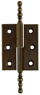 Mack 1013558 - 2 Möbelscharniere rechts bronzebeschichtet H 50 x B 40 mm | 5 Stück
