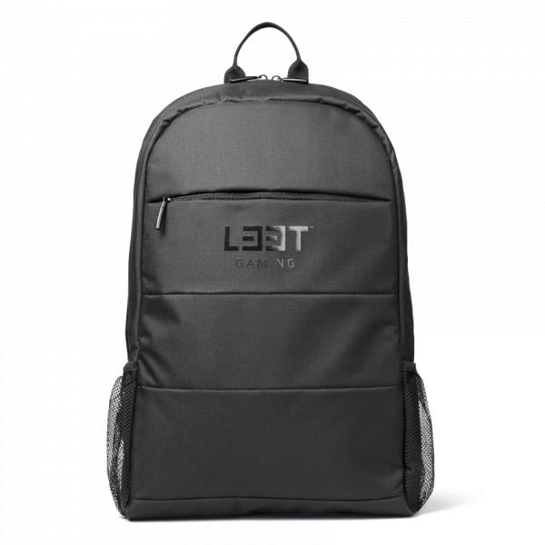 L33T Gaming L33T Gaming 160380 Gaming -Rucksack in Black Slim Nylon Design. Passt 15,6 -Zoll -Geräte