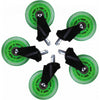 L33T Gaming L33T Gaming 160531 3inch Gummi Casters, Green, 5pcs