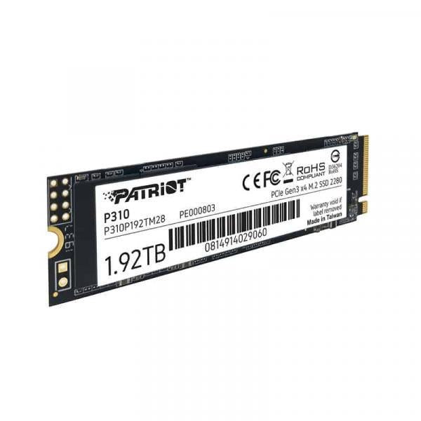 Patriot Patriot P310P192TM28P310 P310 SSD, 1920 GB, M.2 2280, Einzelhandel, 2100 1800 MB S, 280K 250K IOPS