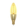 WOX WOX R5141 Kerze C37 Fillamen LED-Glühbirne, Wi-Fi, E14, 4,9W, 470 LM, warmes Weiß 2700k