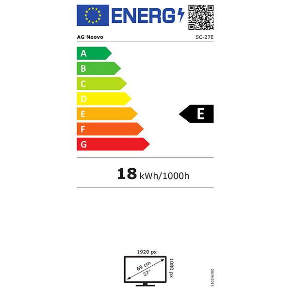 Neovo Neovo SC-22702 FHD LED-Monitor, 27 68,6 cm, 1920x1080p, 250cd M2, 1.000: 1, 5 ms (GTG)