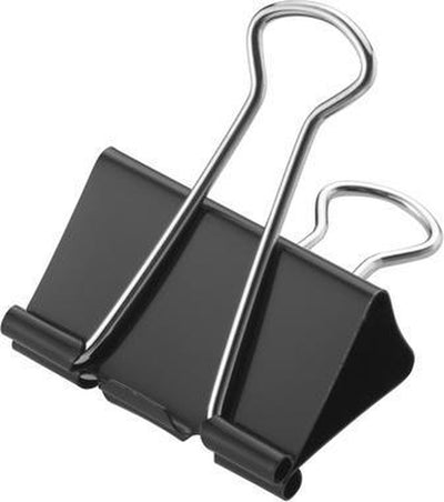 Westcott Büroklammer – 5 cm – Metall – Schwarz – 12 Stück im Karton – ac-e10705