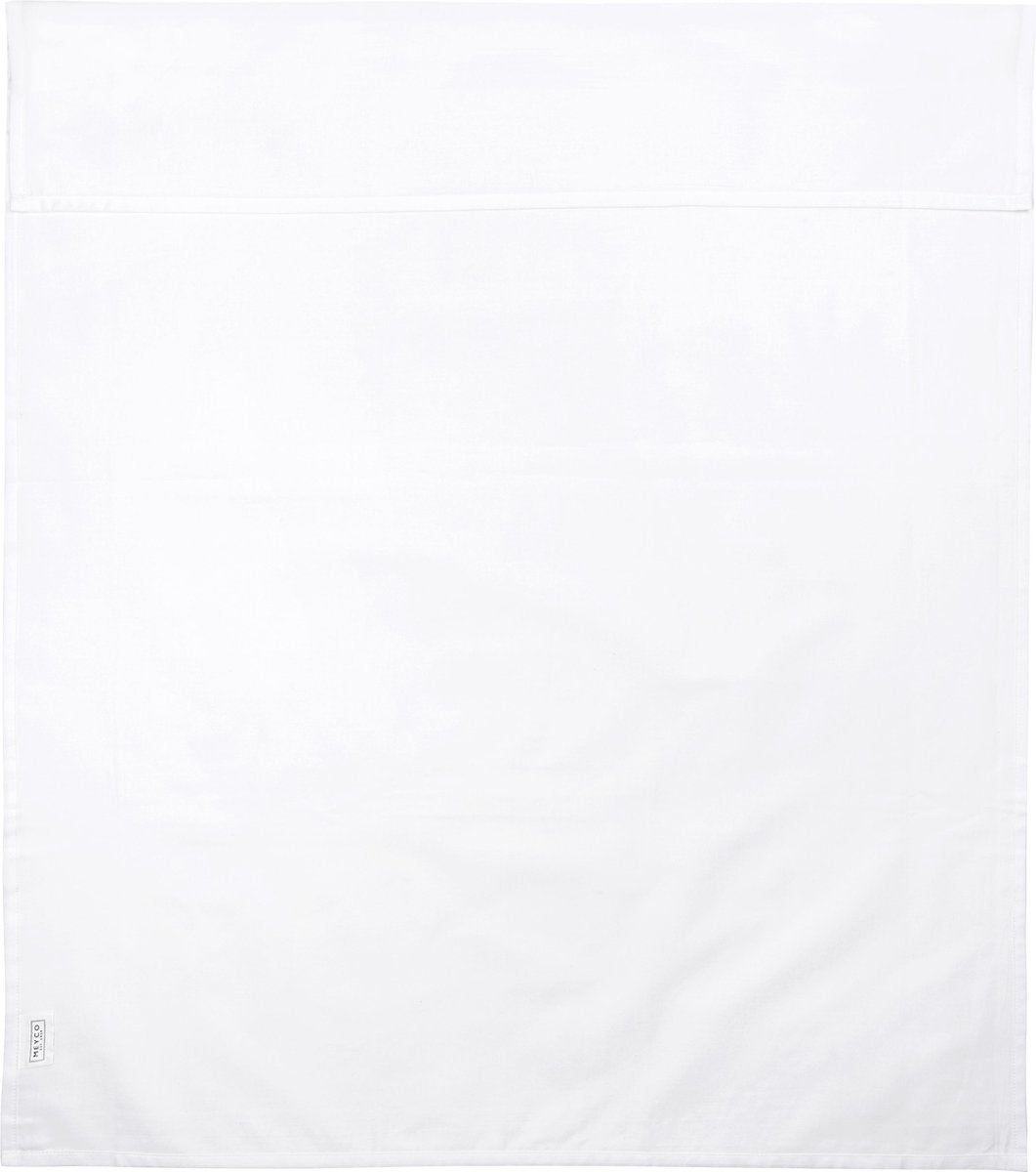 Meyco Baby-Uni-Bettlaken – weiß – 75 x 100 cm – 0,3 tog