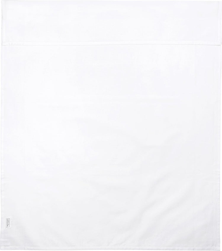 Meyco Baby-Uni-Bettlaken – weiß – 75 x 100 cm – 0,3 tog