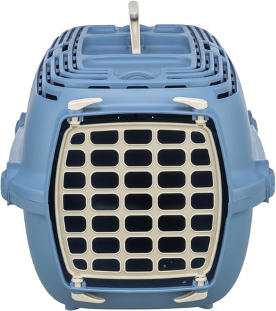 Trixie Reisekorb Relax 1 blau - geeignet bis 6 kg - 48x30x32 cm mit Griff und Drehverschluss