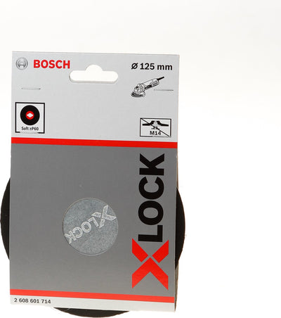 Bosch Zubehör X-Lock Stützteller für Fiberscheiben 125 mm weich – 1 Stück – 2608601714