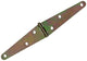 Mack 1013340 - 2 Heckstangen gel.bl.verzinkt100 mm | 2 Stk