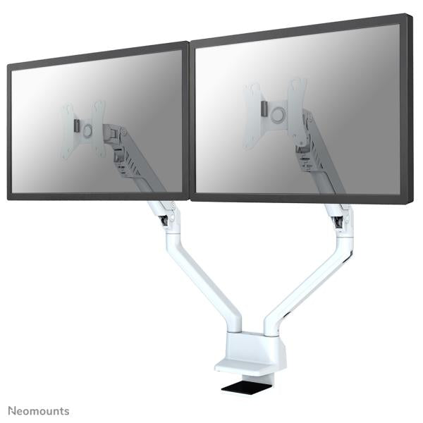 Neomounts Neomounts FPMA-D750DWHITE2FLAT-Bildschirmschützer, Klemme Grommet, Dual-Mount, 10 32 Zoll