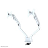 Neomounts Neomounts FPMA-D750DWHITE2FLAT-Bildschirmschützer, Klemme Grommet, Dual-Mount, 10 32 Zoll