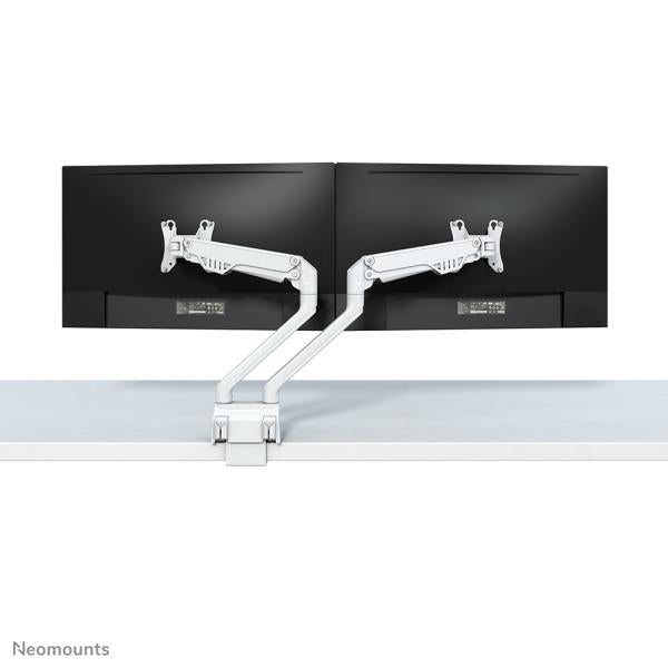 Neomounts Neomounts FPMA-D750DWHITE2FLAT-Bildschirmschützer, Klemme Grommet, Dual-Mount, 10 32 Zoll