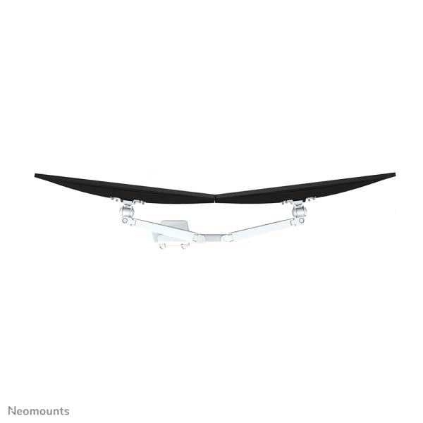 Neomounts Neomounts FPMA-D750DWHITE2FLAT-Bildschirmschützer, Klemme Grommet, Dual-Mount, 10 32 Zoll