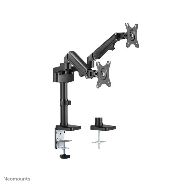 Neomounts Neomounts DS70-750BL2DESK Pole Mount, Klemme Grommet, Duall-Mount, 17 27 Zoll