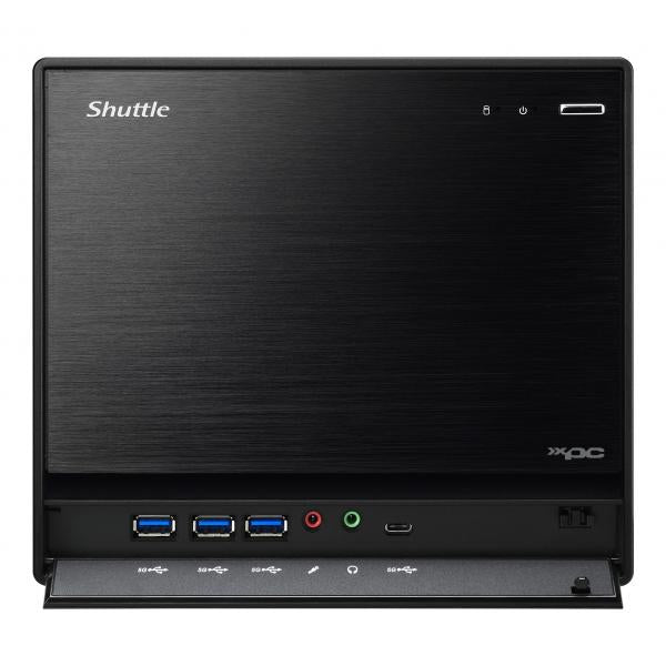 Shuttle Shuttle SW580R8 Schwarzer XPC Cube PC Barebone, LGA1200, Intel, 4x DDR4, DIMM, M.2, 500W 80+ Gold