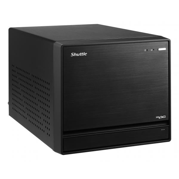 Shuttle Shuttle SW580R8 Schwarzer XPC Cube PC Barebone, LGA1200, Intel, 4x DDR4, DIMM, M.2, 500W 80+ Gold