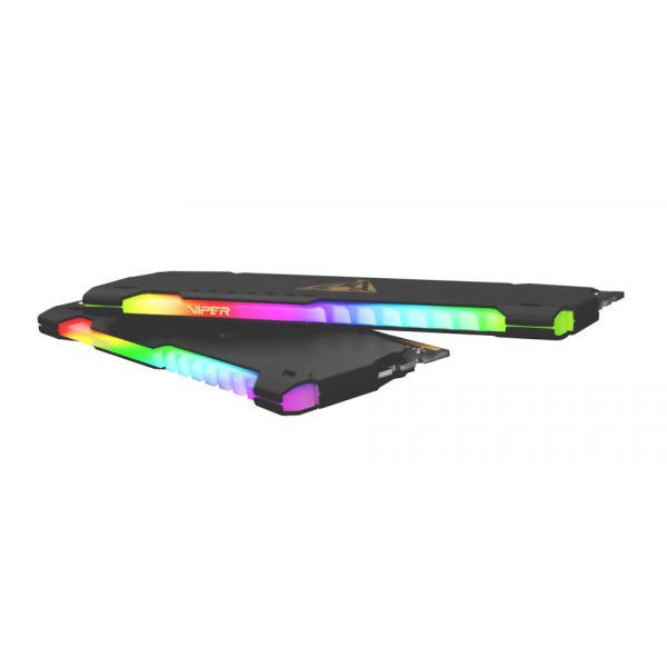 Patriot Patriot PVSR416G320C6K Viper RGB Dual-Kit, DIMM, 16 GB, DDR4, 3200 MHz, Schwarz, HS