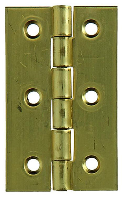 Mack 1013504 - 2 schmale Scharniere Messing H 60 x B 46 mm | 5 Stück
