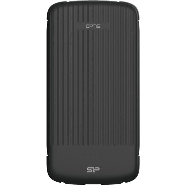 Silicon Power Silicon SP10KMAPBKQP750K QP75 PowerBank, Li-Polymer, 10.000 mAh, USB-Typ C, 500 Ladezyklus