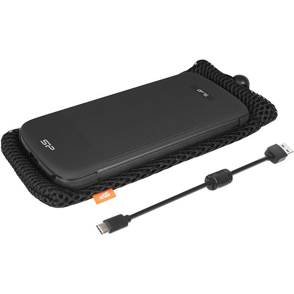 Silicon Power Silicon SP10KMAPBKQP750K QP75 PowerBank, Li-Polymer, 10.000 mAh, USB-Typ C, 500 Ladezyklus
