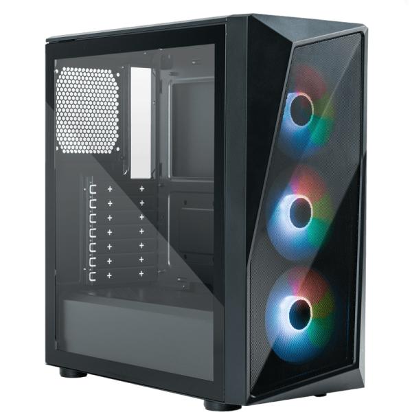 Cooler Master Cooler CP520-KGNN-S00 CMP 520 mit 3ARGB-Lüfter, ATX, Mittlerer, Fenster, 3x 120 mm RGB