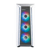 Cooler Master Cooler MB520-WGNN-S00 Masterbox 520 Mesh White, ATX, MIDI, Transparentes Fenster von Kanten zu Kanten