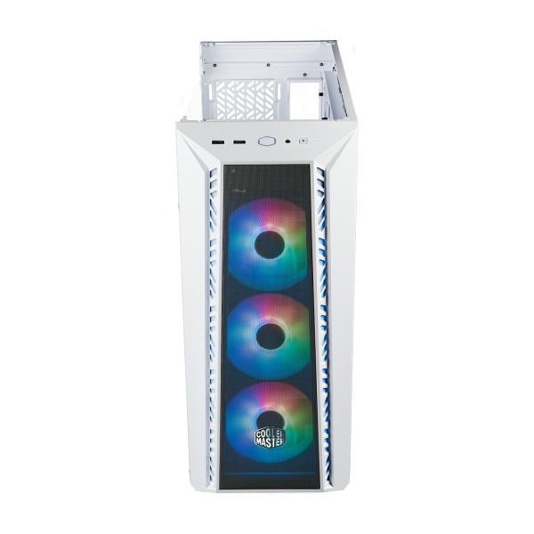 Cooler Master Cooler MB520-WGNN-S01 Masterbox 520 White, ATX, Midi-Turm, transparentes Fenster von Kanten zu Kanten