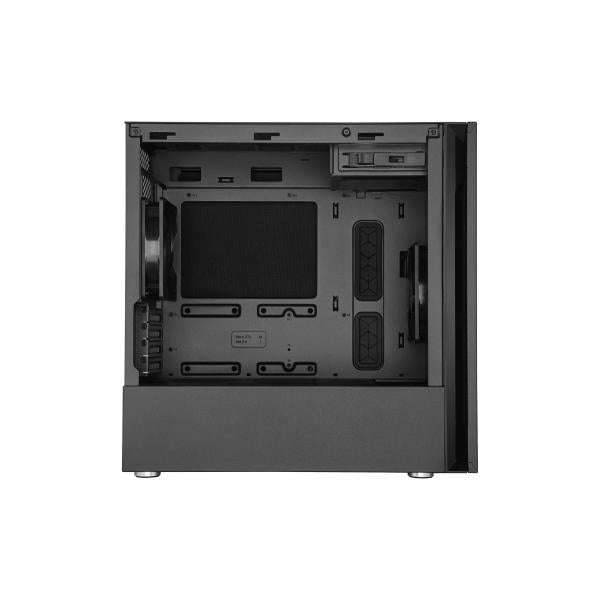 Cooler Master Cooler MCS-S400-KG5N-S00 SWILENCIO S400 mit TG-Fenster, Mini-Turm, MATX, 4x 2,5, Schwarz