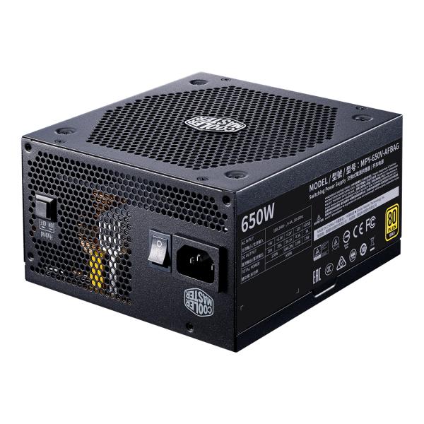Cooler Master Cooler MPY-650V AFBAG-EU V650 GOLD V2, ATX, 650W, Modular, APFC, 135 mm, 32 dB (still), schwarz