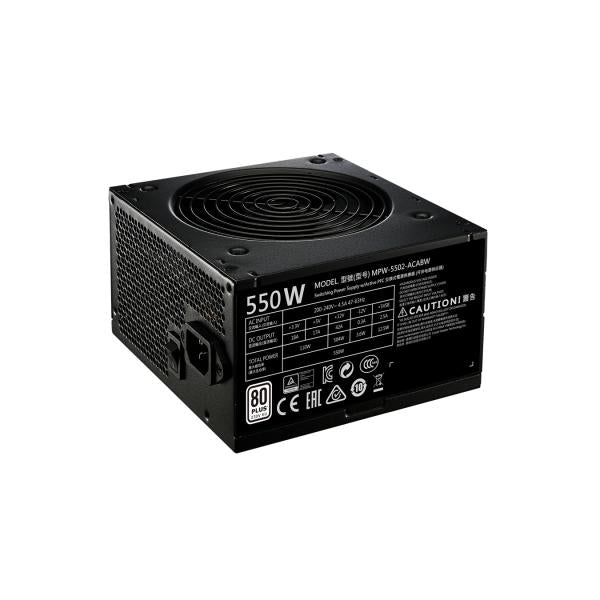 Cooler Master Cooler MPE-5501-aabw-be MWE 550 Bronze-V2 230 V, 120 mm, 85%, 2x PCIe, Schwarz