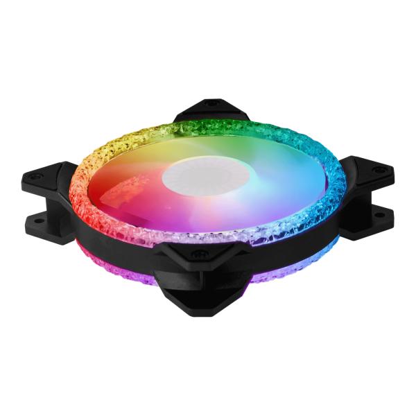 Cooler Master Cooler MFY-B2DN-20NPA-R1 MF120 Prismatic, 3-pin Argb, 120 mm, 650-2000 U / min, 8 27 DBA