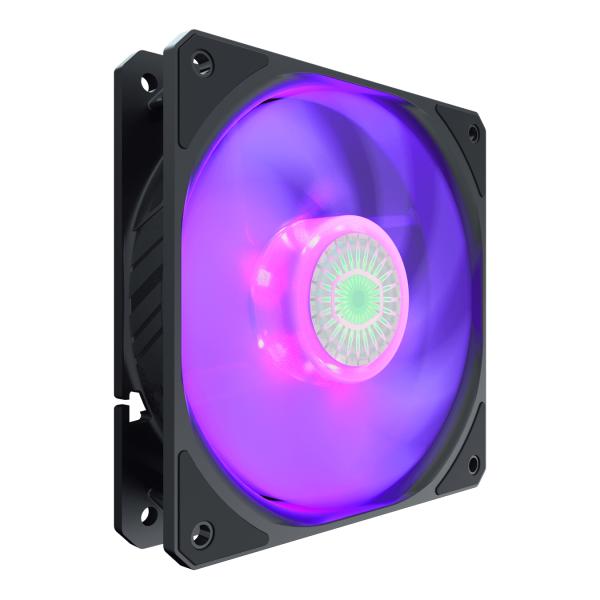 Cooler Master Cooler MFX-B2DN-18NPC-R1 AugenleLlow 120 RGB, 4-Pin, 120 mm, Gewehr, 650-1800 U / min, 8 27 DBA