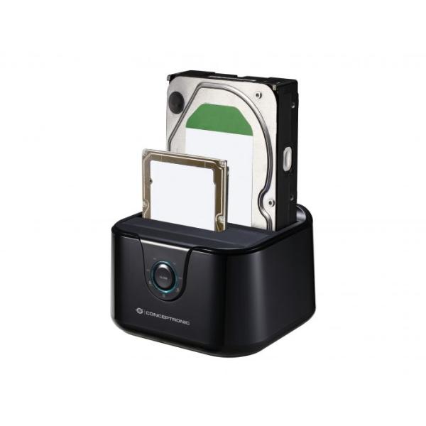 Conceptronic Conceptronic Donn12B Donn12B Dual Bay 2,5 Zoll 3,5 Zoll SATA Festplatte Dock USB 3.0