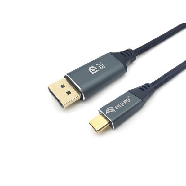 Ausrüstungsausrüstung 133426 USB-C zum DisplayPort-Kabel, M m, 1,0 m, 4K 60 Hz, Shell