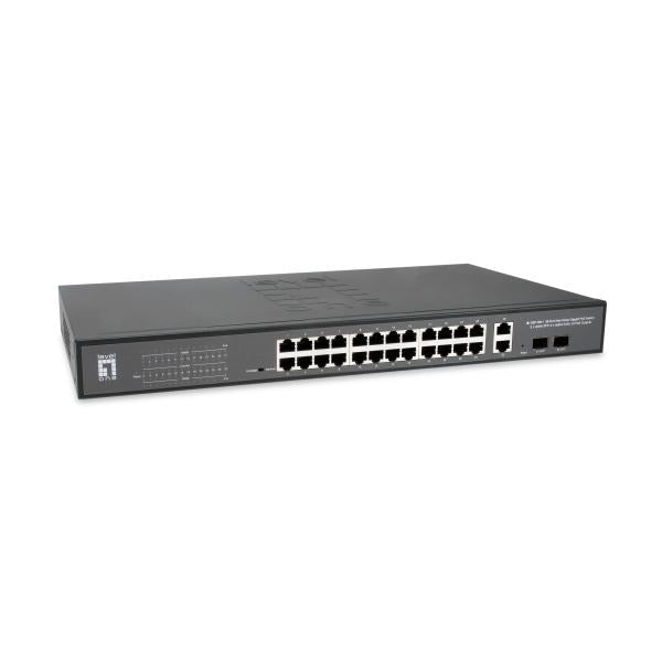 LevelOne LevelOne GEP-2841 28-Port-Web-Managed Switch, L2, Gigabit Ethernet, über Ethernet (POE)