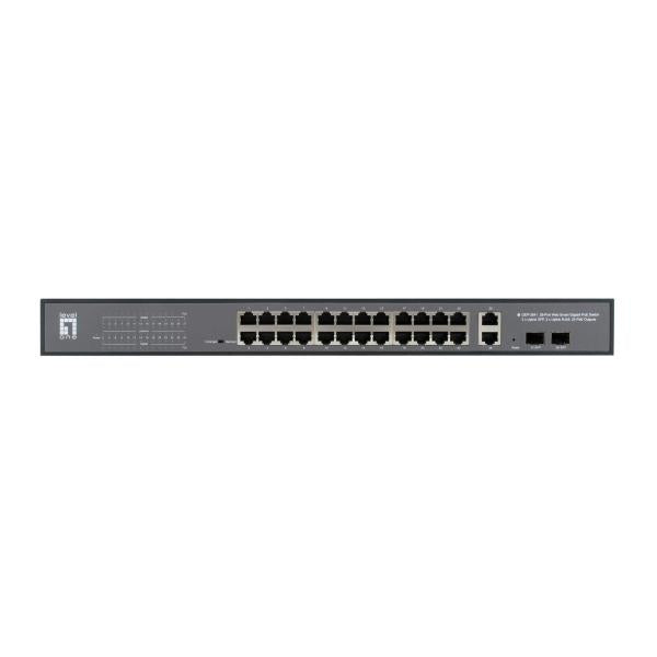 LevelOne LevelOne GEP-2841 28-Port-Web-Managed Switch, L2, Gigabit Ethernet, über Ethernet (POE)