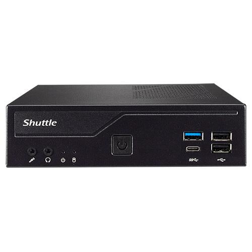Shuttle Shuttle DH610 XPC Slim PC Barebone, LGA1700, Intel H610, 2x DDR4 (max.64 GB) 1x2,5 Bay, M.2, HDMI,