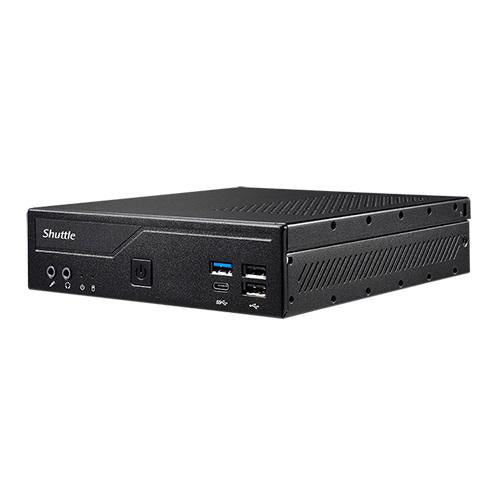 Shuttle Shuttle DH610 XPC Slim PC Barebone, LGA1700, Intel H610, 2x DDR4 (max.64 GB) 1x2,5 Bay, M.2, HDMI,