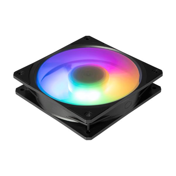 Cooler Master Cooler MFZ-M2DN-24NP2-R1 Mobius 120p Argb, 120 mm, 2400 U / min, 30 dB, 75,2 CFM, Schwarz