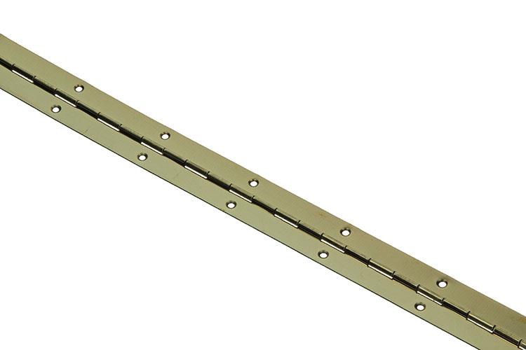 1013331 - 1 Klavierscharnier vermessingt L 72 cm x 32 mm | 10 Stück