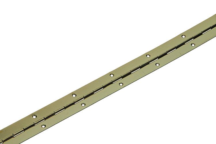 1013335 - 1 Klavierscharnier vermessingt L 174 cm x 32 mm | 10 Stück