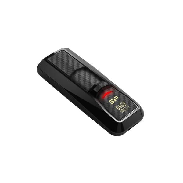 Siliziumleistung SP256GBUF3B50V1K Blaze B50, 256 GB, USB Typ-A, 3,2 Gen 1 (3,1 Gen 1) Hülse, Schwarz