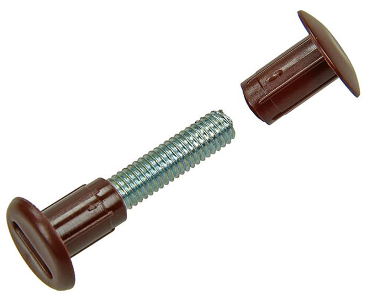 Mack 1015827 – 5 braune Verbindungsschrauben 34–44 mm | 10 Stück