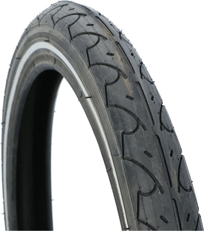 Outdoor-Reifen von Dresco – Reifengröße 16 x 1,75 – ETRTO-Größe 47–305 – optimaler Grip bei allen Wetterbedingungen – geringer Rollwiderstand – hohe Pannensicherheit – Schwarz