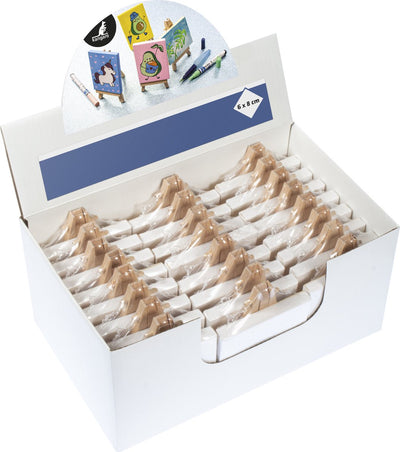 Känguru-Mini-Esel – mit Stoff 6 x 8 cm – 24 Stück im Display – k-830020