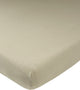 Meyco Baby Uni Spannbettlaken Juniorbett – Taupe – 70x140 150cm