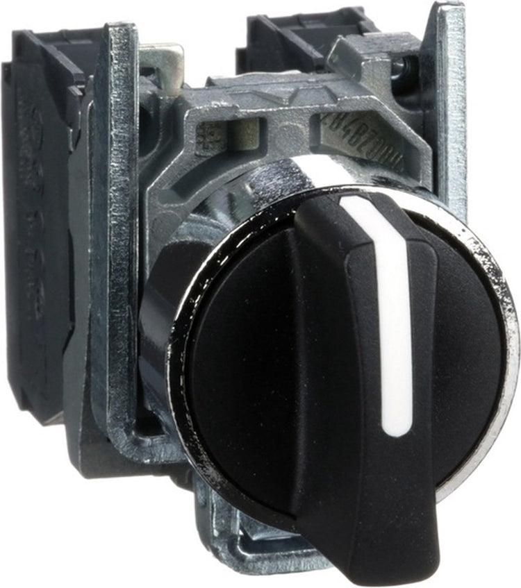Schneider Electric XB4BD53 Harmony XB4BD53 Wahlknopf Drehschalter Schwarz 3 x + - 45° Drehauslösung 1 Stück